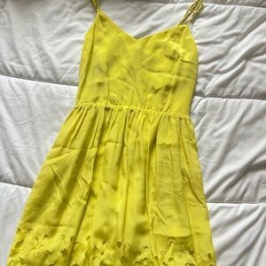 Womens yellow sundress